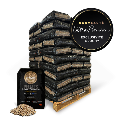 palette granulés de bois ultra premium gruchy