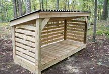 Construire abri bois de chauffage, comment construire un abri bois de chauffage pour le jardin - Gruchy