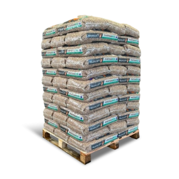 Granulés de bois HP+ - Piveteau - Palette de sacs de 15kg