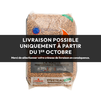 Granulés de bois HP+ - Piveteau  - Sac de 10kg