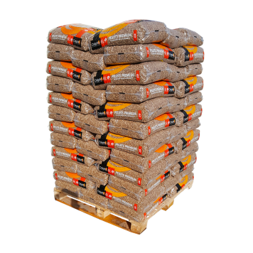Granulés de bois Premium - Crépito - Palette sacs de 15kg