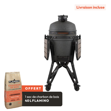 Barbecue kamado Urban Medium VX sur chariot The Bastard