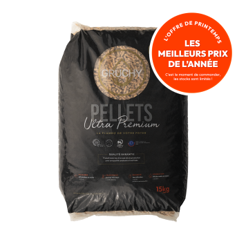 Granulés de bois ULTRA PREMIUM - Gruchy - Sac de 15kg