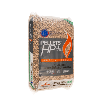 Granulés de bois HP+ - Piveteau  - Sac de 10kg