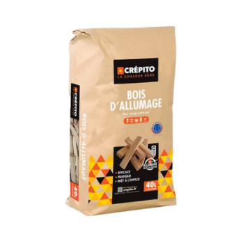 BOIS D’ALLUMAGE 40 LITRES - CRÉPITO®