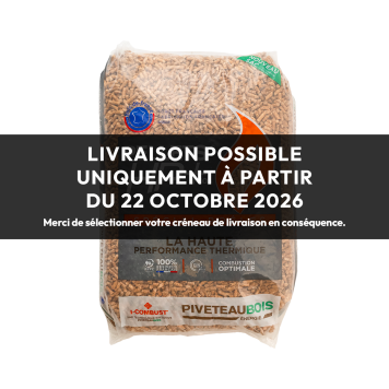 Granulés de bois HP+ - Piveteau  - Sac de 10kg