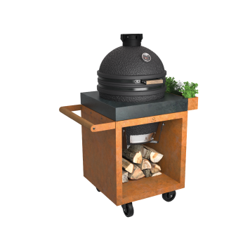 OFYR Kamado Table Corten 65 PRO Concrete The Bastard