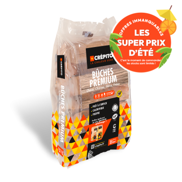 Sac Bûches Premium Crépito 30 cm