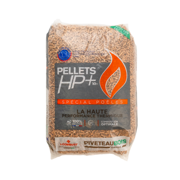 Granulés de bois HP+ - Piveteau  - Sac de 10kg