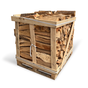 Palette de bûches 50 cm Premium - 1,3 stères rangés sec étuvé