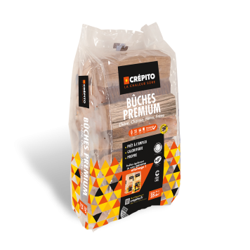 Sacs Bûches Premium Crépito 30 cm