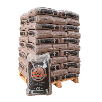 Granulés de bois Breizh Premium - Gruchy - Palette sacs de 15kg