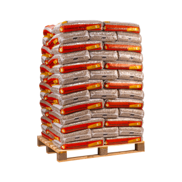 Granulés de bois 5000 pci - Palette sacs de 15kg