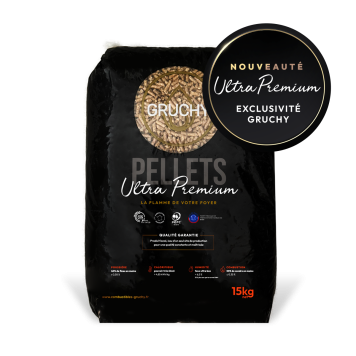 Granulés de bois ULTRA PREMIUM - Gruchy - Sac de 15kg