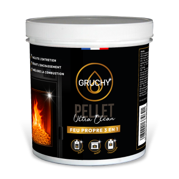 Gruchy Ultra Clean Pellet – Nettoyant poêle et chaudière à granulés