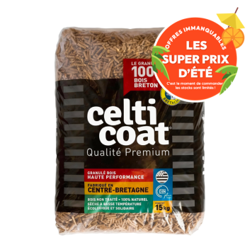 Granulés de bois celticoat - sac de 15kg