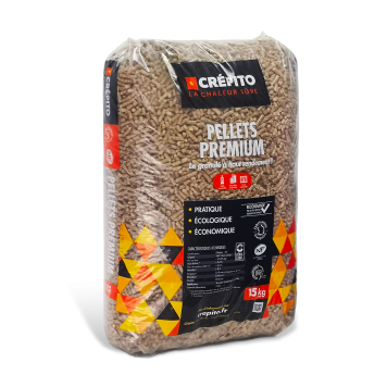 Granulés de bois Premium - Crépito - Sac de 15kg