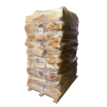 Palette de 70 sacs de bûches Premium Crépito