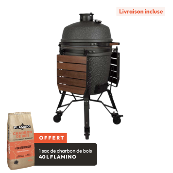 Barbecue kamado Large VX sur chariot - The Bastard