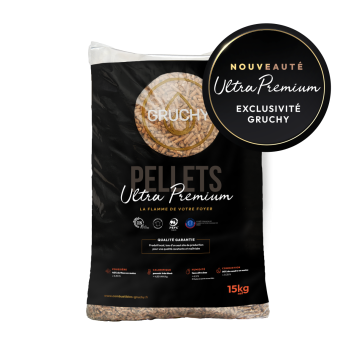 Granulés de bois ULTRA PREMIUM - Gruchy - Sac de 15kg