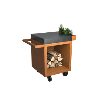 Mise en Place Table Corten 65 PRO Céramique Gris Anthracite