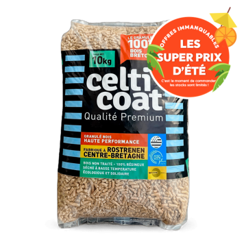 Granulés de bois celticoat - sac de 10kg