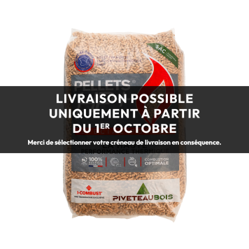 Granulés de bois HP+ - Piveteau  - Sac de 15kg