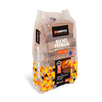 Sac Bûches Premium Crépito 30 cm