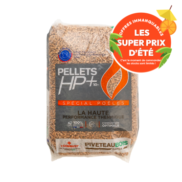 Granulés de bois HP+ - Piveteau  - Sac de 10kg