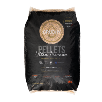 Granulés de bois ULTRA PREMIUM - Gruchy - Sac de 15kg