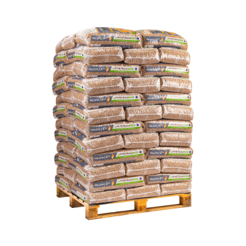 Granulés de bois HP+ - Piveteau - Palette de sacs de 15kg