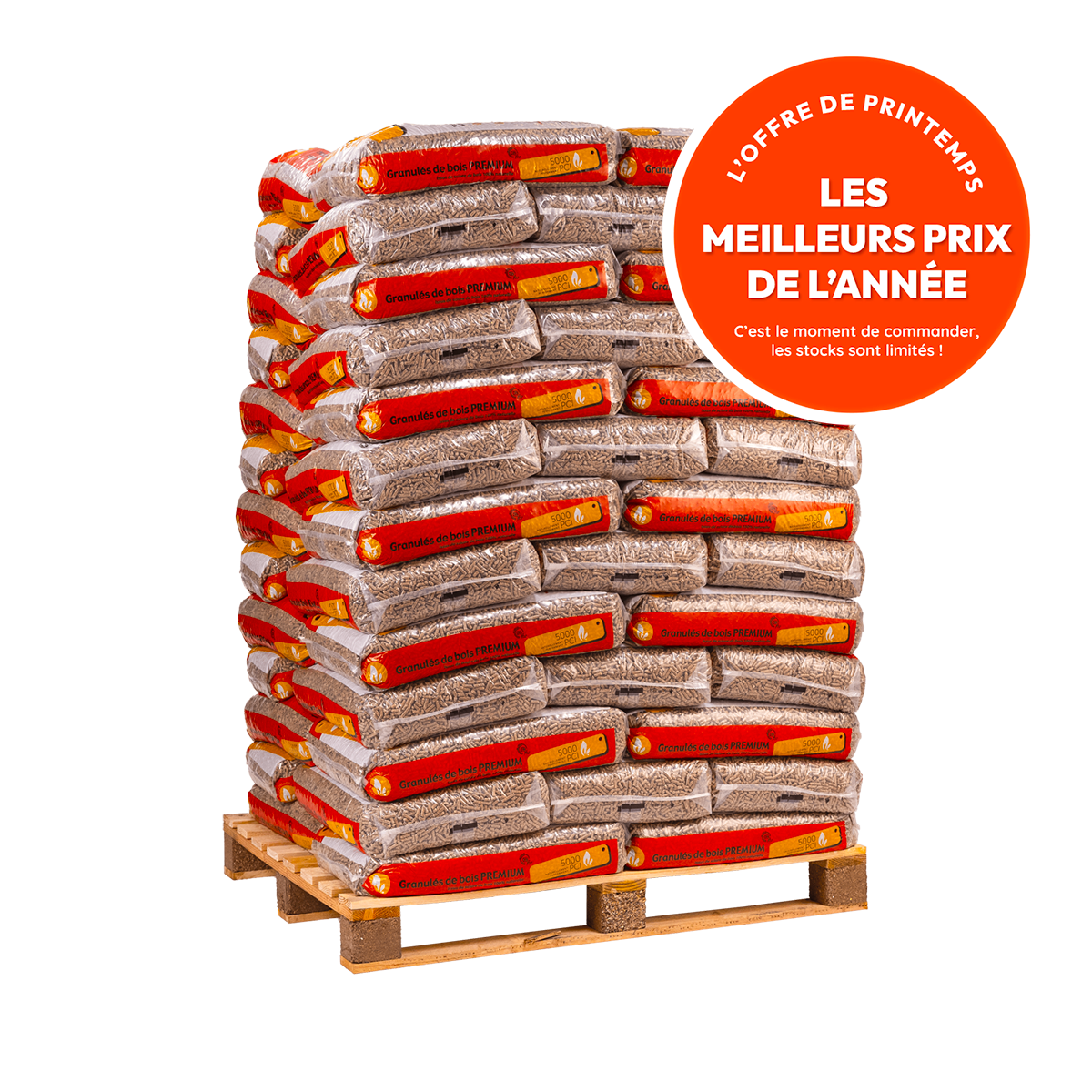 Granulés de bois 5000 PCI Palette 65 sacs DINplus Gruchy — free download