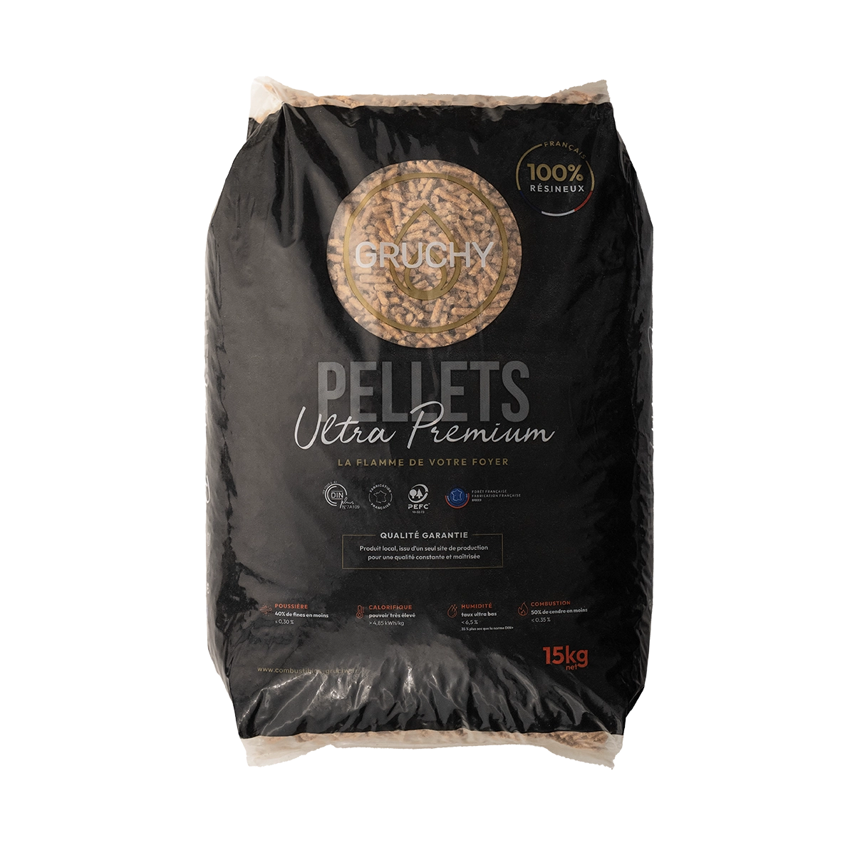 sac granulés de bois ultra premium gruchy